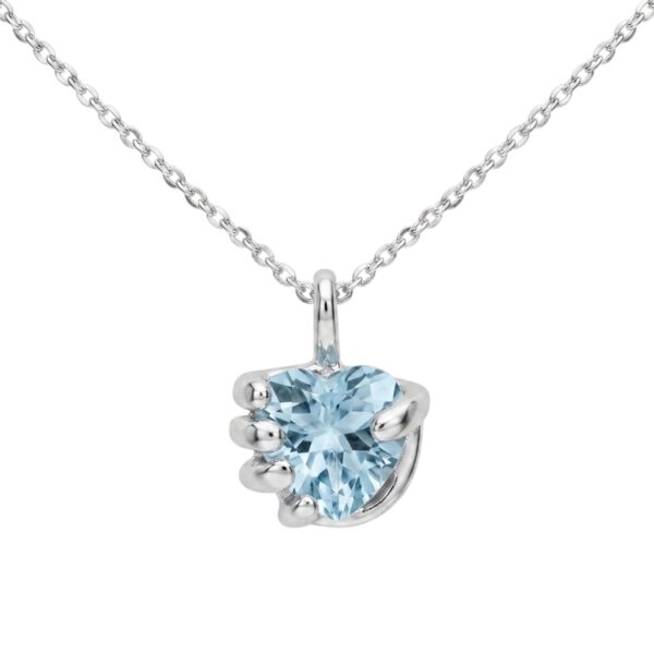 Collier Acquamarina oro bianco je n'ai rien de plus a te donner