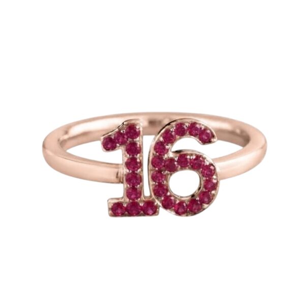 Anello 16 Rubini - Passione Infinita
