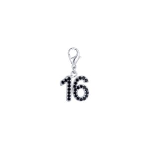 Charm 16 Diamanti Black - Passione Infinita