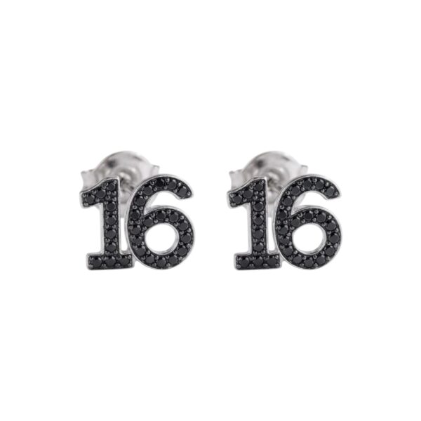Orecchini 16 Diamanti Black - Passione Infinita