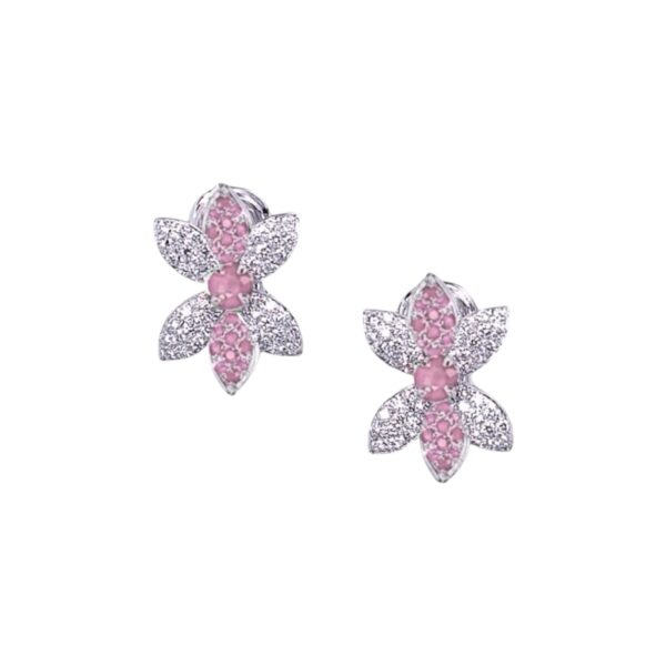 Orecchini Zaffiro Rosa Floris Orecchini Zaffiro Rosa - Floris